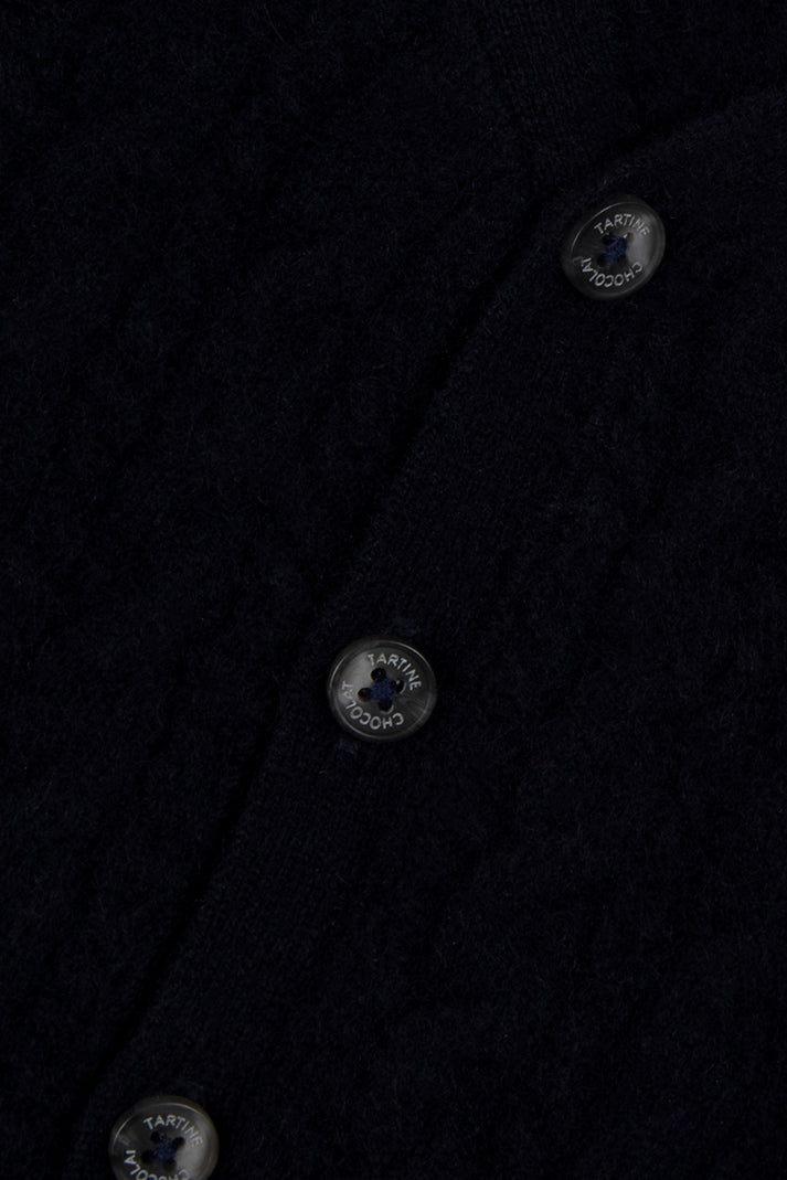 Tartine Et Chocolat Vest Navy Gaas Verdraaide Navy