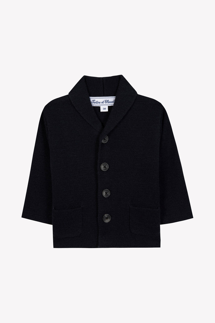 tartine et chocolat Vest Navy Gaas Verdraaide Navy