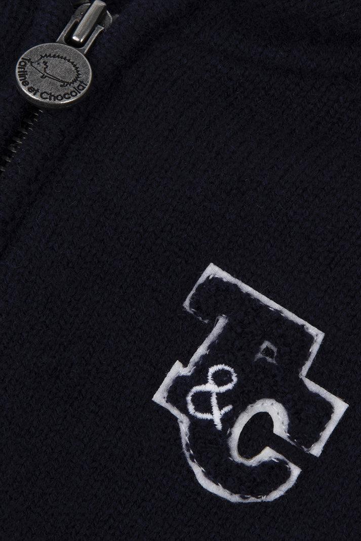 Tartine Et Chocolat Vest Navy TC Handtekening Navy