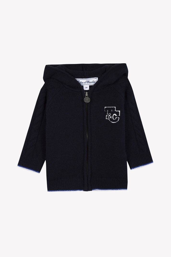 tartine et chocolat Vest Navy TC handtekening Navy