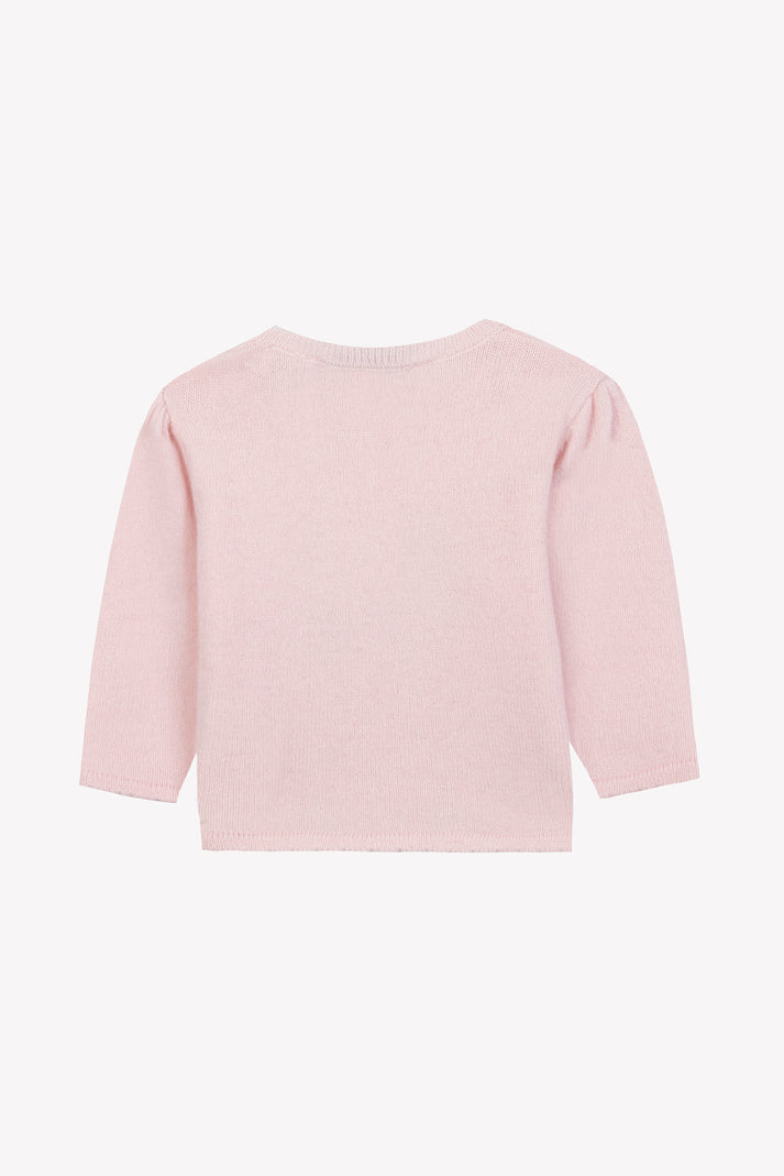 Tartine Et Chocolat Trui Lichtroze Tekening Kat Lichtroze