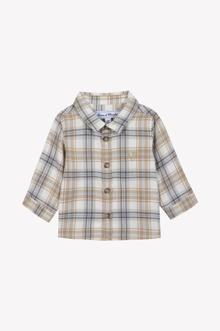 tartine et chocolat Vaardigheid Ecru Ruiten Moeder -of -Pearl