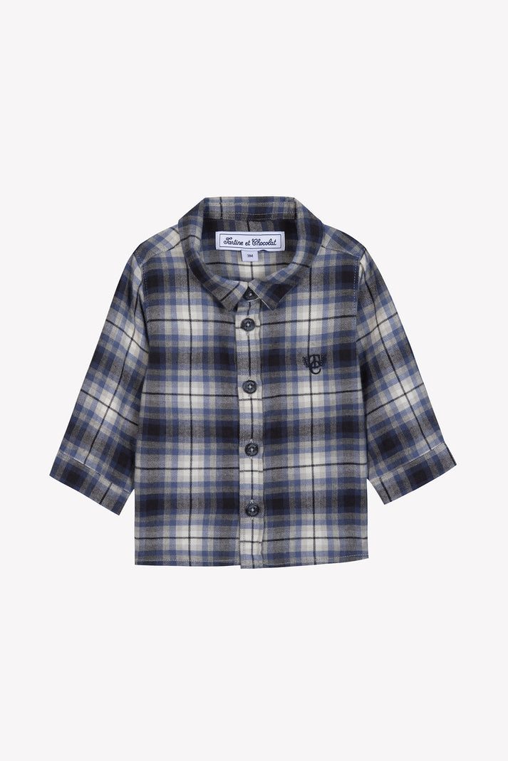 Tartine Et Chocolat Vaardigheid Grijs GEMIDDELD Flanel Moeder -of -Pearl