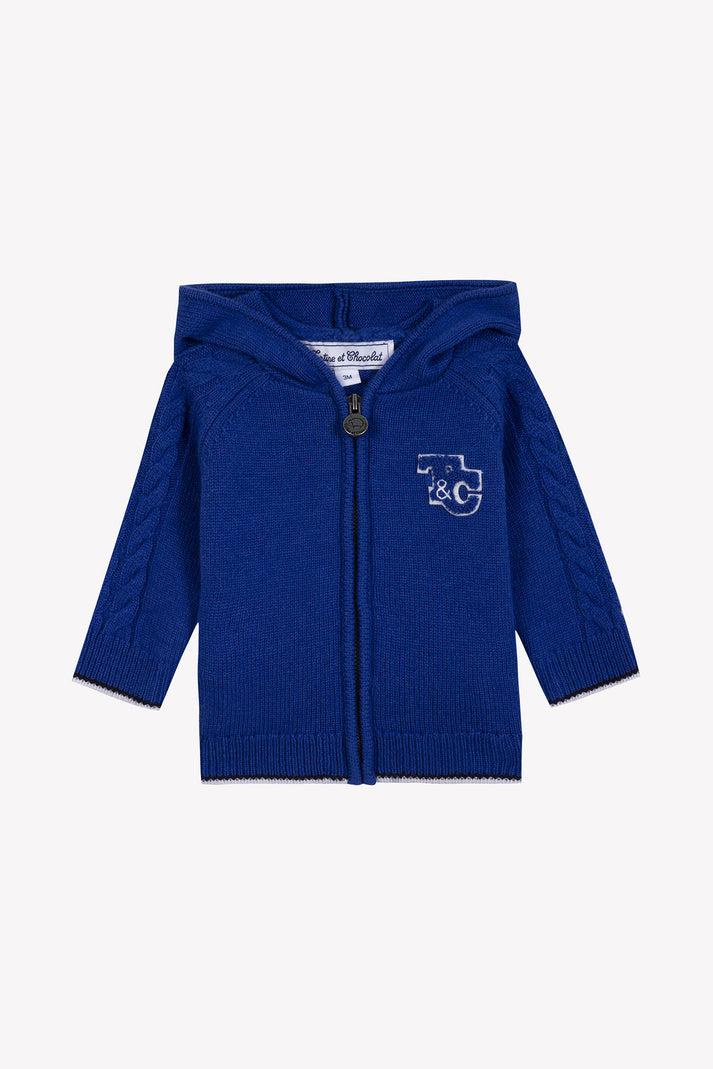 tartine et chocolat Vest Blauw elektrisch TC handtekening Navy