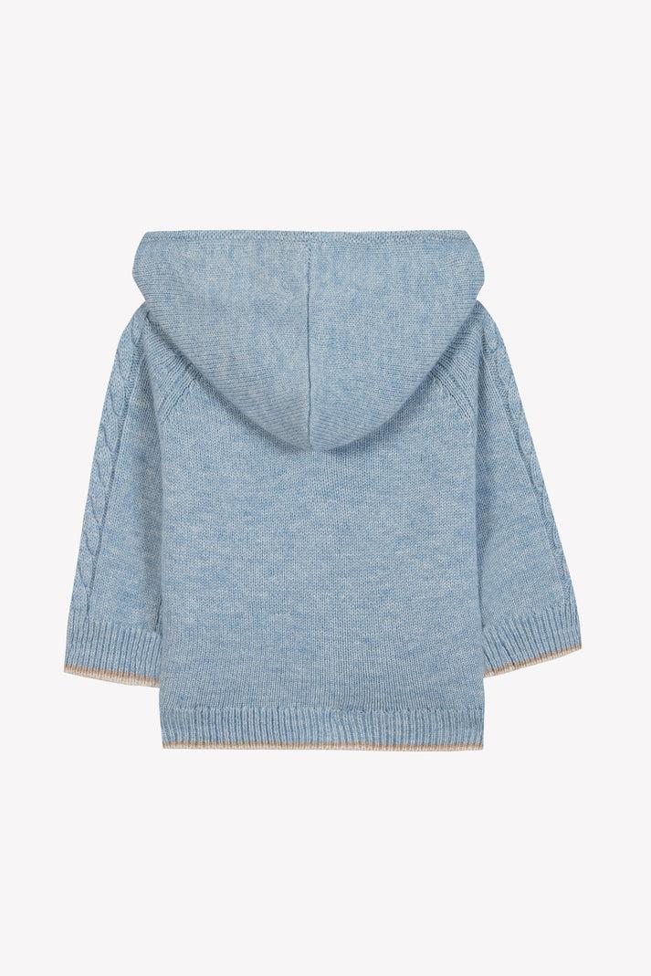 Tartine Et Chocolat Vest Blauw Getalde Gletsjer TC Handtekening Navy