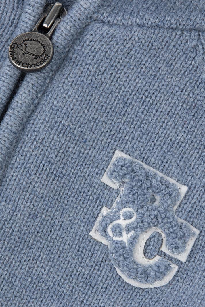 Tartine Et Chocolat Vest Blauw GrijsChinée TC Handtekening Navy