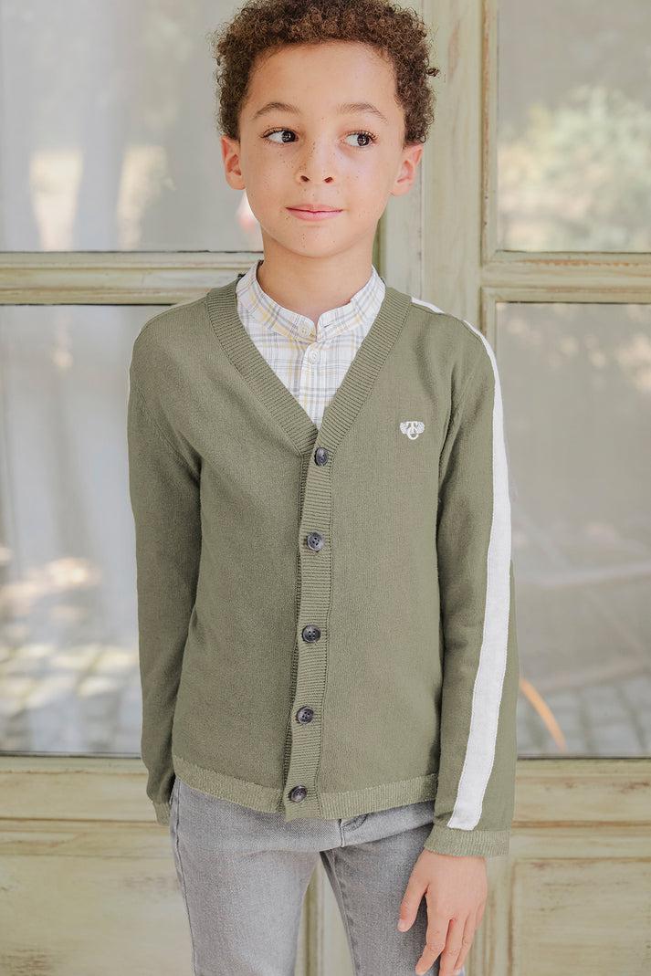 tartine et chocolat Vest Groen varen Linnen Blauw gewassen