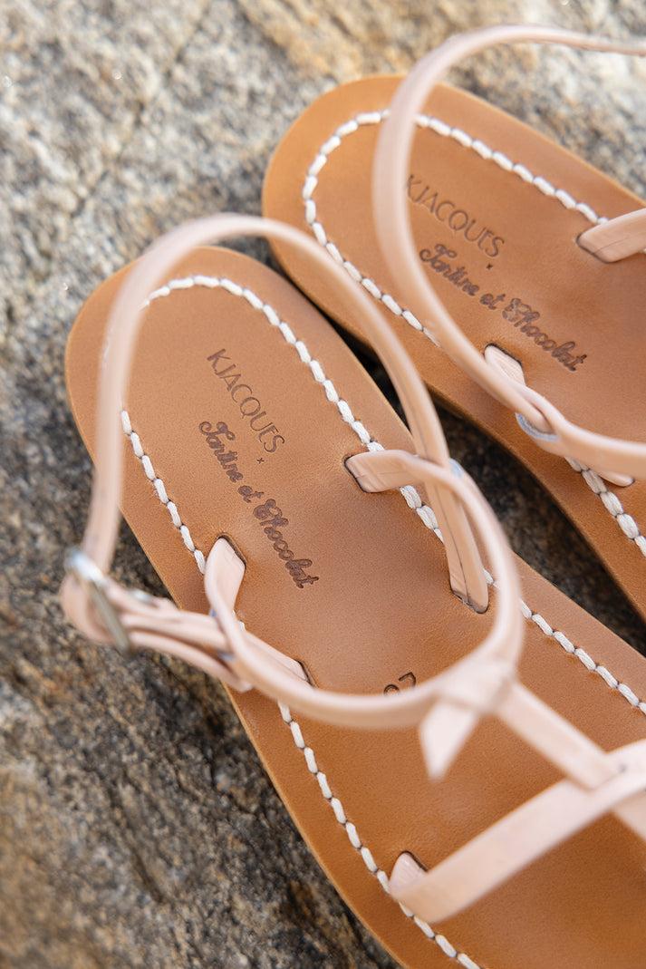 Tartine Et Chocolat Violta Sandalen Beige Kjacques X Tartine Et Chocolat Geel