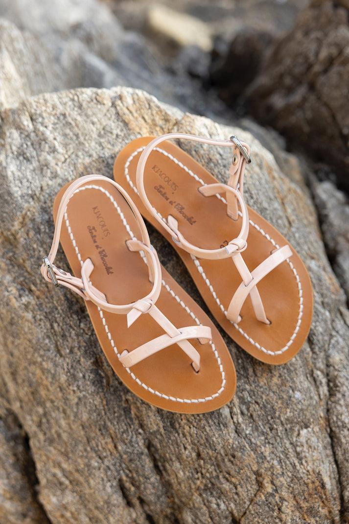 tartine et chocolat Violta sandalen Beige Kjacques x Tartine et Chocolat Geel