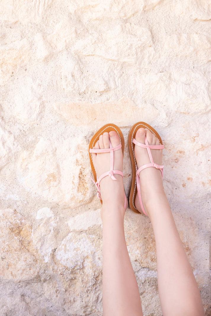 Tartine Et Chocolat Violta Sandalen Lichtroze Kjacques X Tartine Et Chocolat Geel