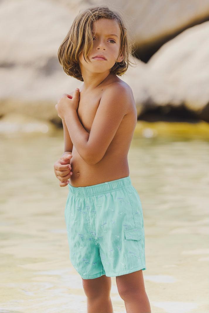 tartine et chocolat Zwempak Aqua Tekening haaien aqua