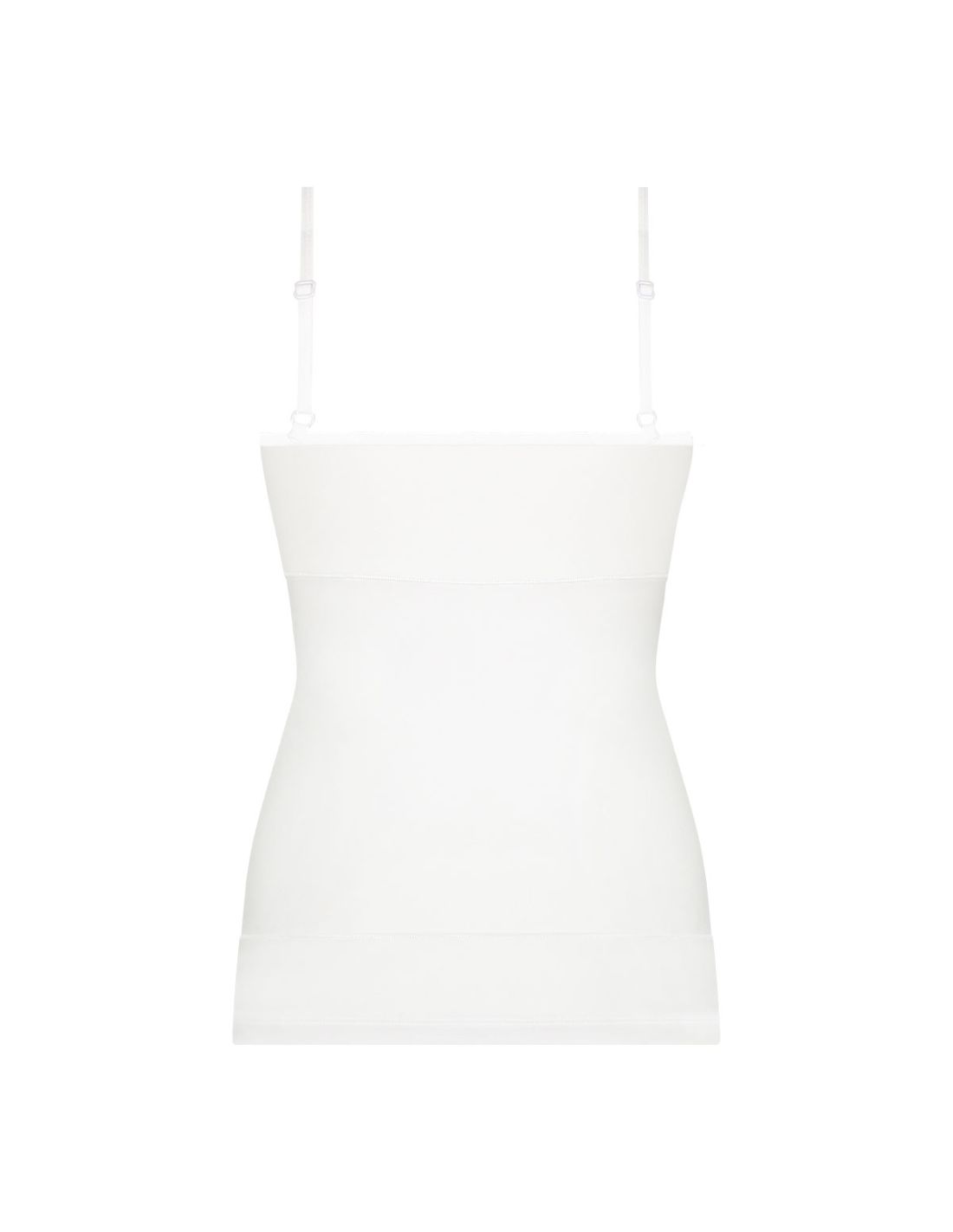 Ten Cate Ten Cate Dames Basics Cotton Shape Spaghetti Shirt Lace Wit