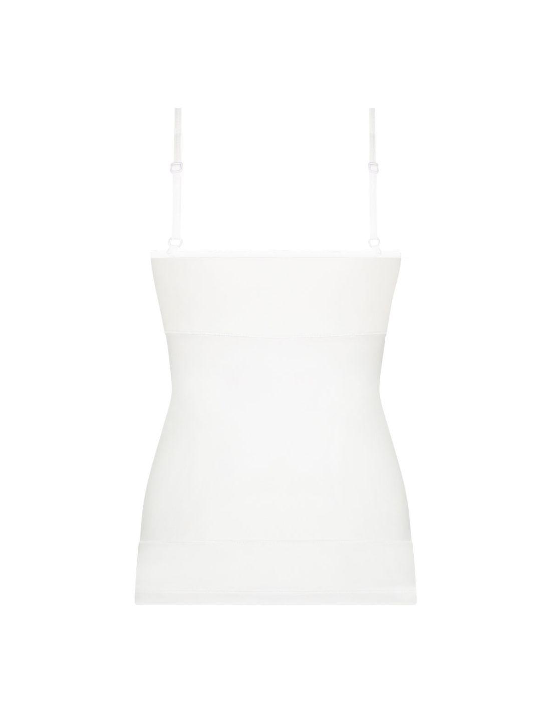 Ten Cate Ten Cate Dames Basics Cotton Shape Spaghetti Shirt Wit