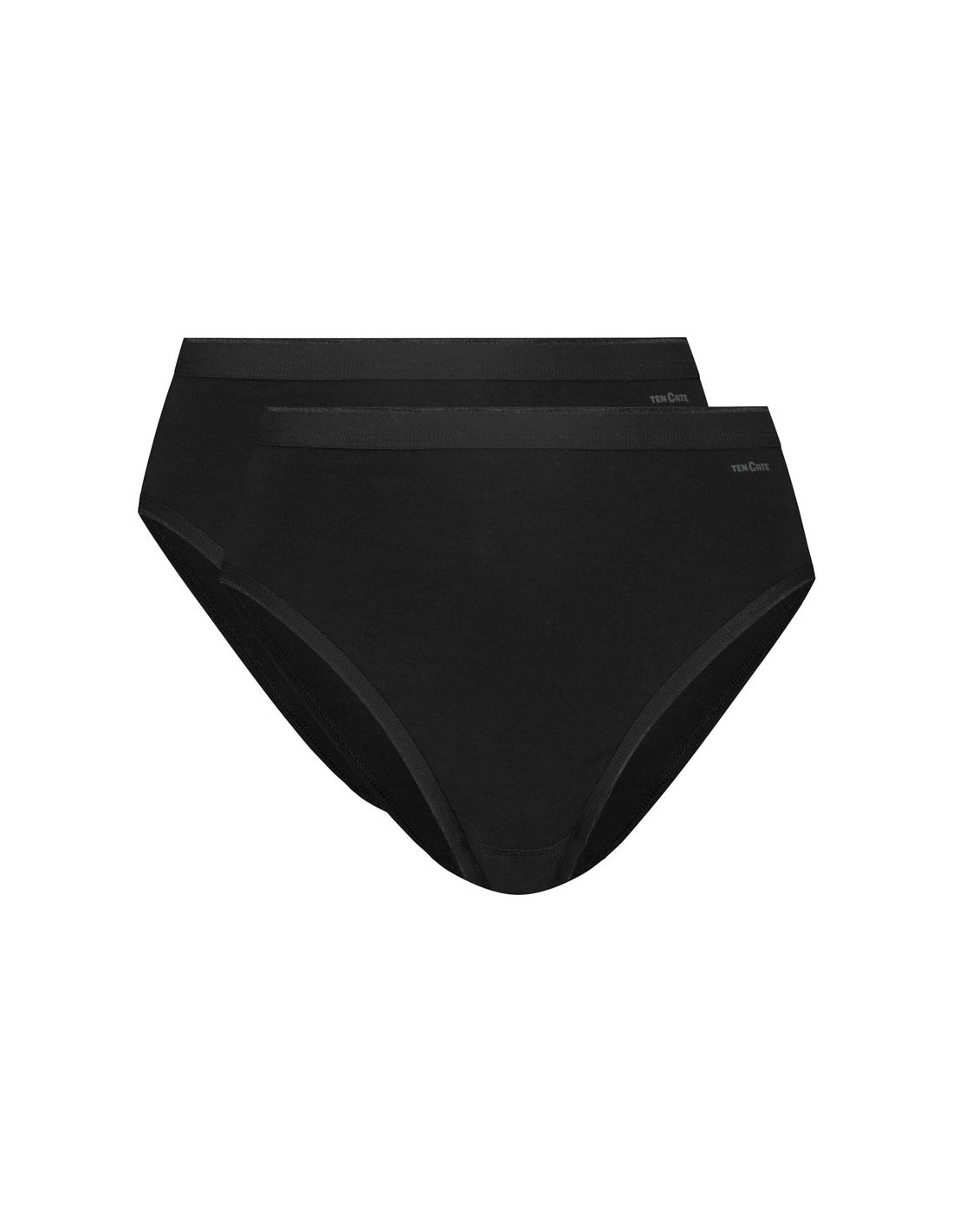 Ten Cate Ten Cate Dames Basics High Leg 2Pack Zwart