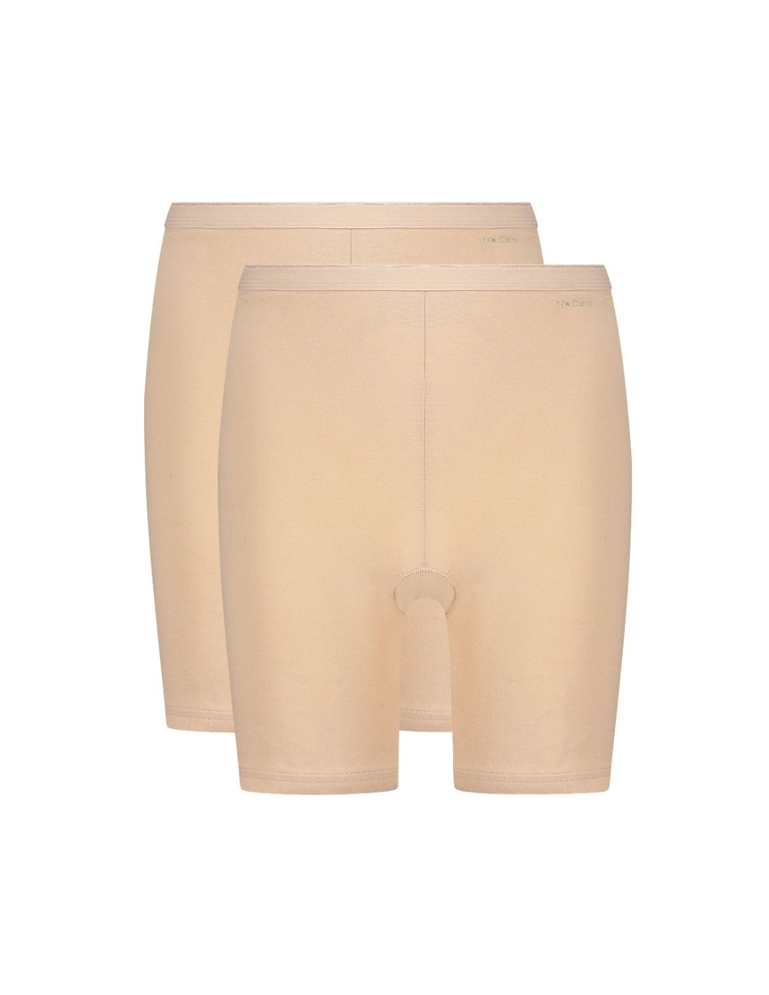 Ten Cate Ten Cate Dames Basics Long Shorts 2Pack Beige