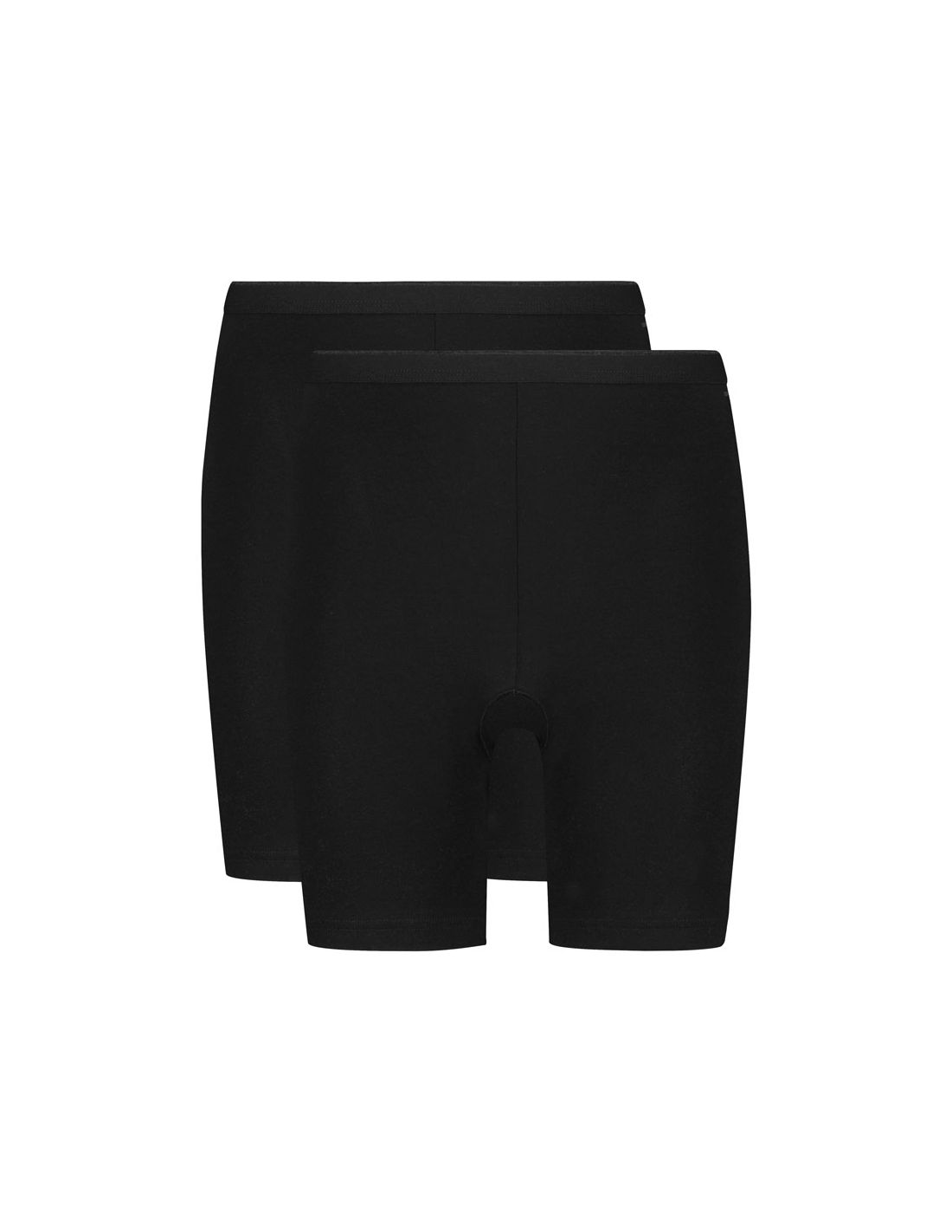 ten cate Ten Cate Dames Basics Long Shorts 2Pack Zwart