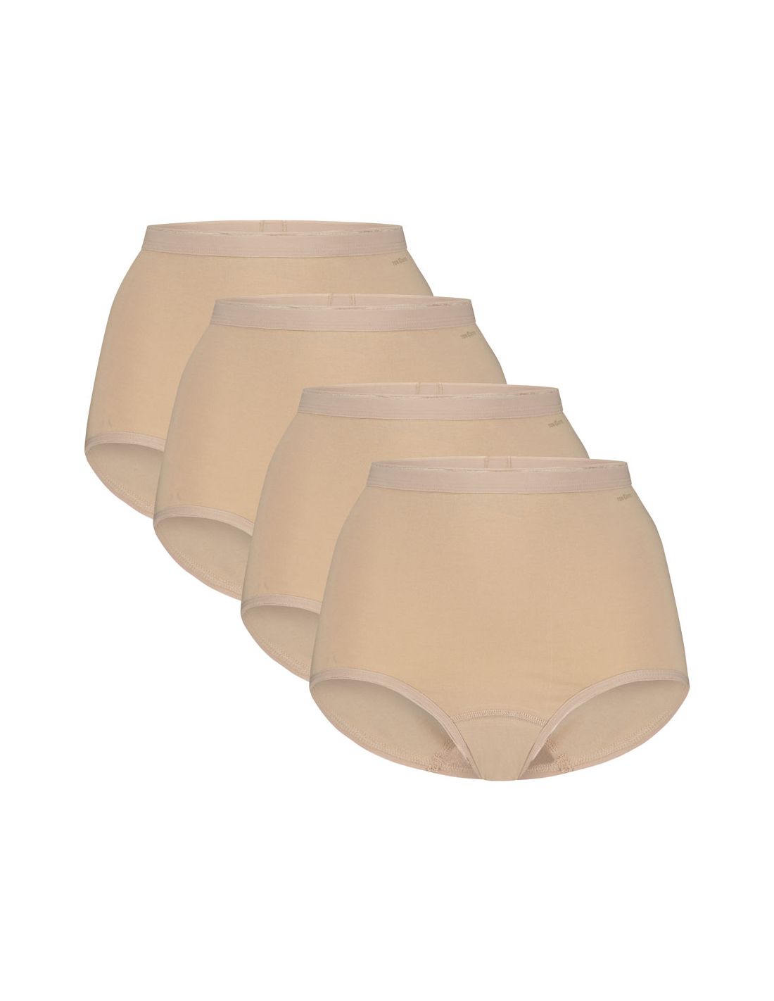 ten cate Ten Cate Dames Basics Maxi Highwaist 4Pack Beige