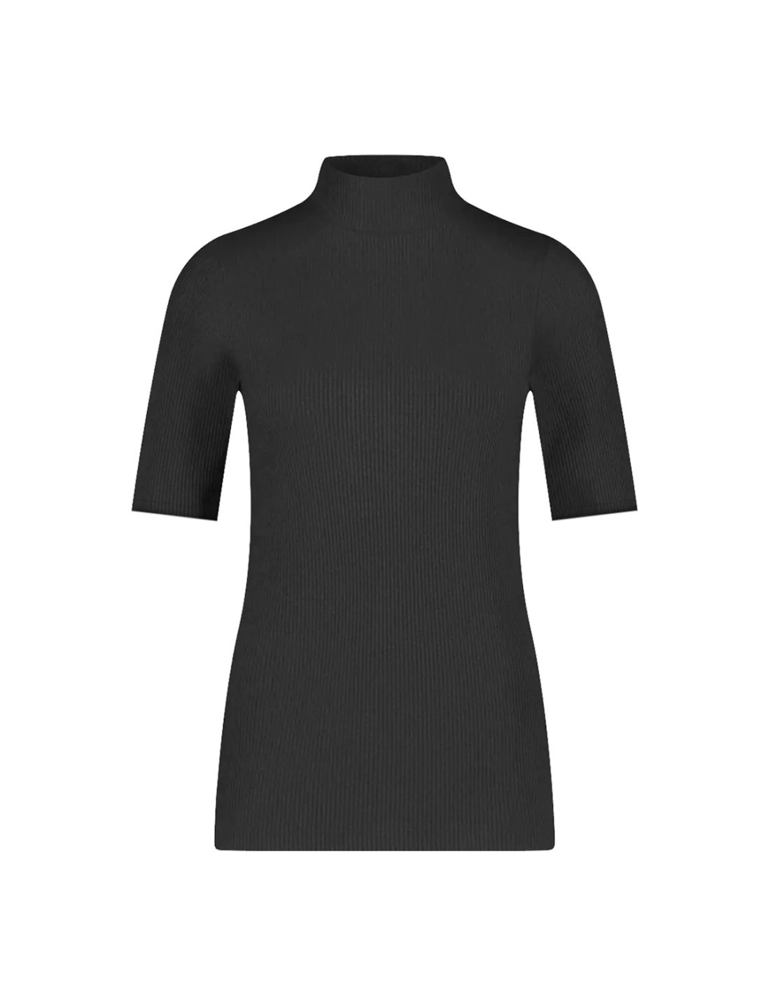 ten cate Ten Cate Dames Thermo Rib T-Shirt High Neck Zwart