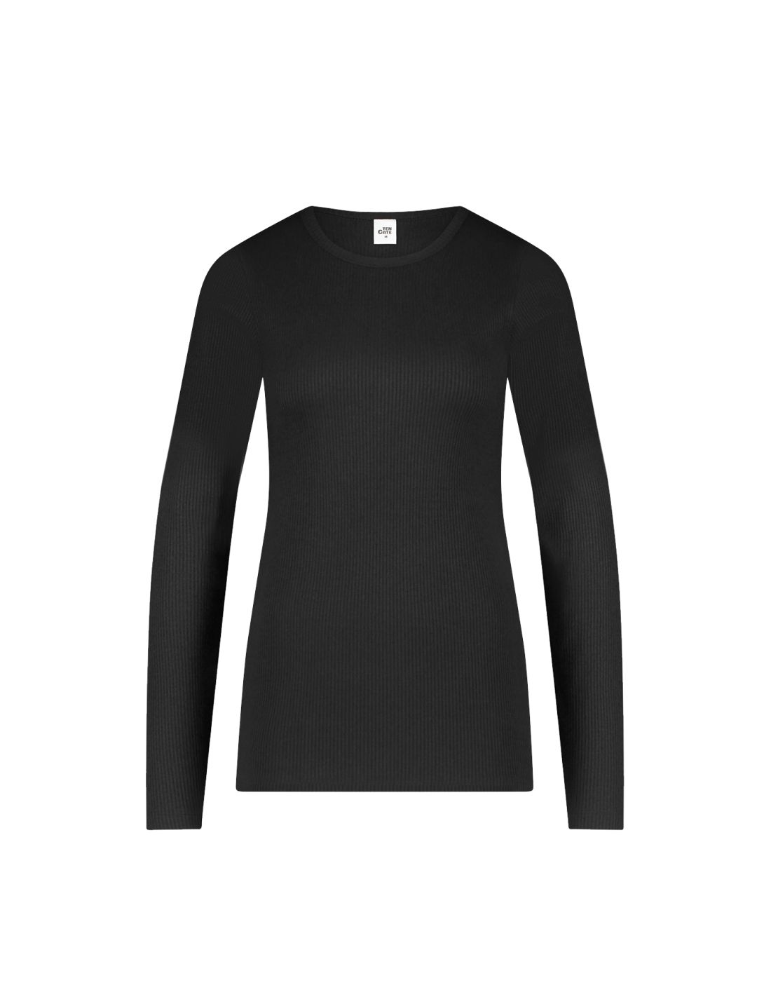 ten cate Ten Cate Dames Thermo Rib T-Shirt Longsleeve Zwart
