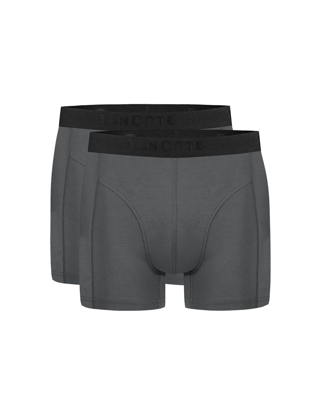ten cate Ten Cate Heren Bamboo Short 2Pack Grey Melange