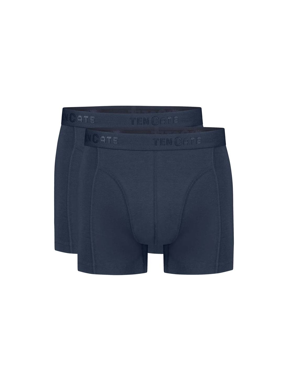ten cate Ten Cate Heren Basics Shorts Cotton Stretch 2Pack Navy