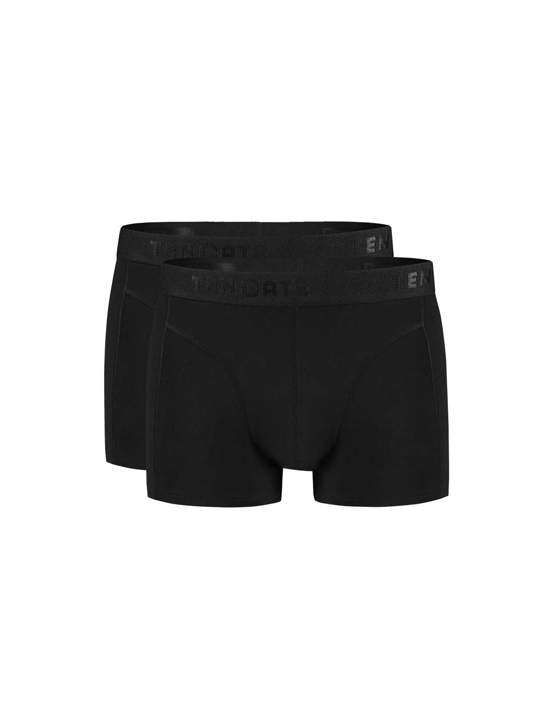 ten cate Ten Cate Heren Basics Shorty Cotton Stretch 2Pack Zwart