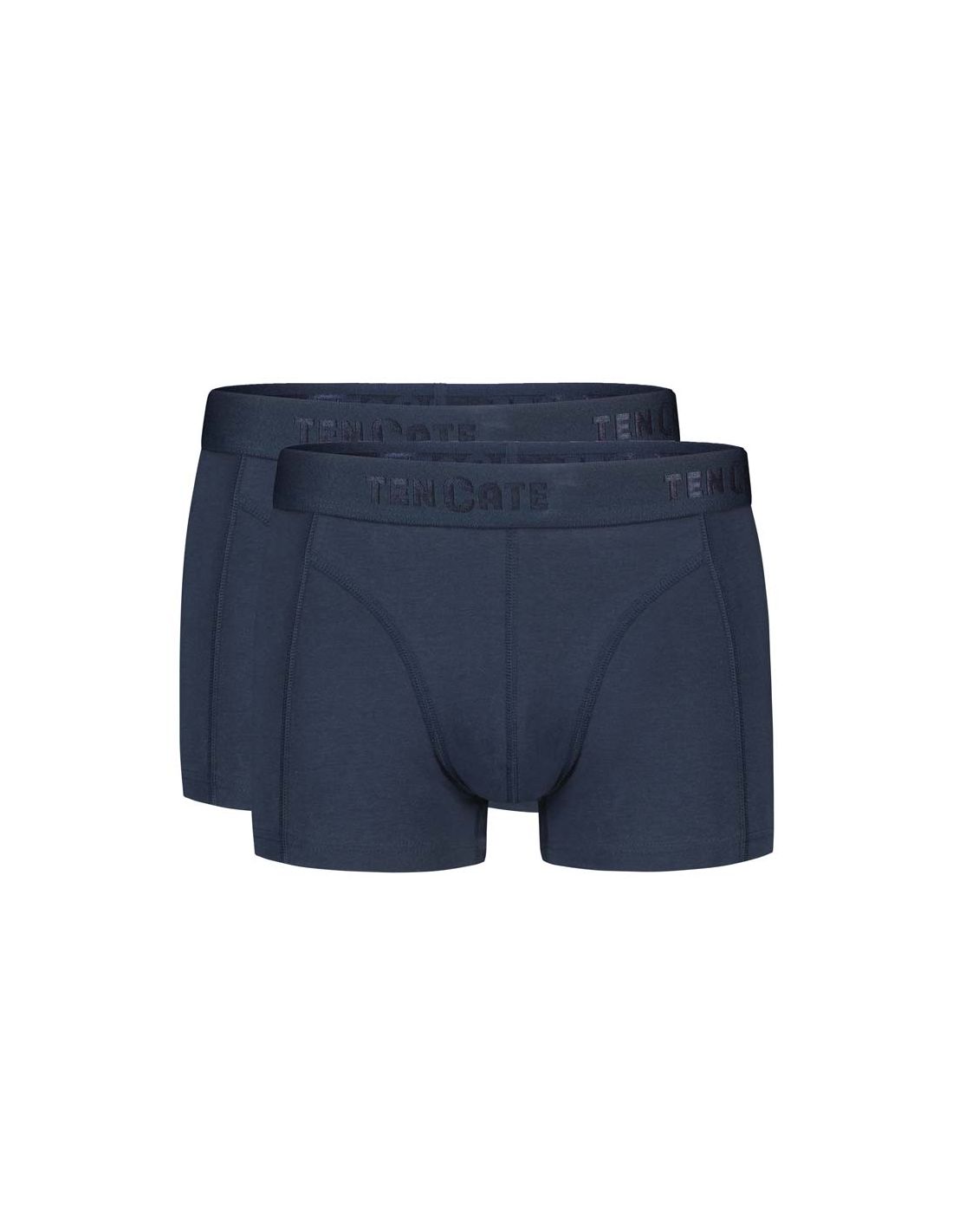 ten cate Ten Cate Heren Basics Shorty Cotton Stretch 2Pack Navy