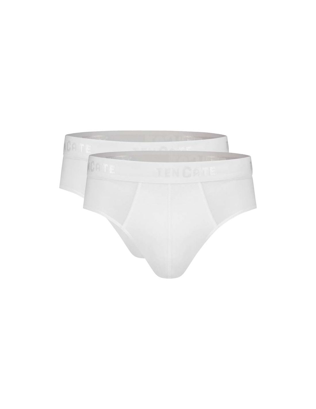 ten cate Ten Cate Heren Basics Slip Cotton Stretch 2Pack Wit