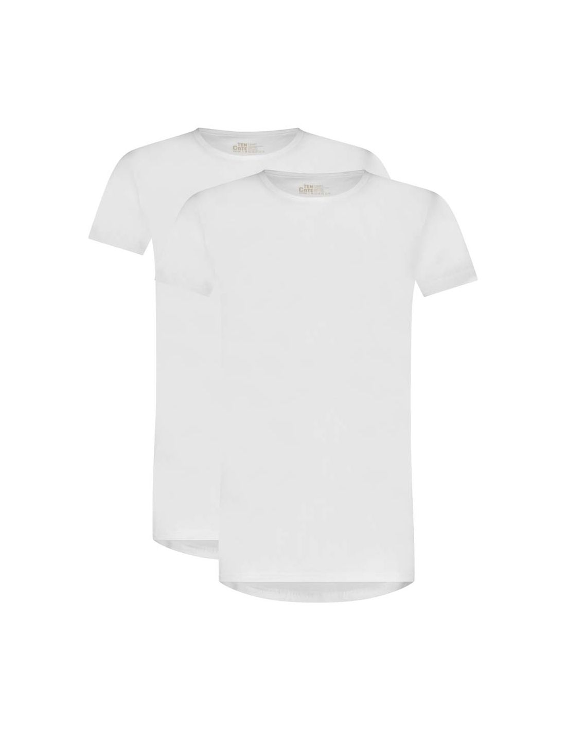 ten cate Ten Cate Heren Basics T-shirt Cotton 2Pack Wit