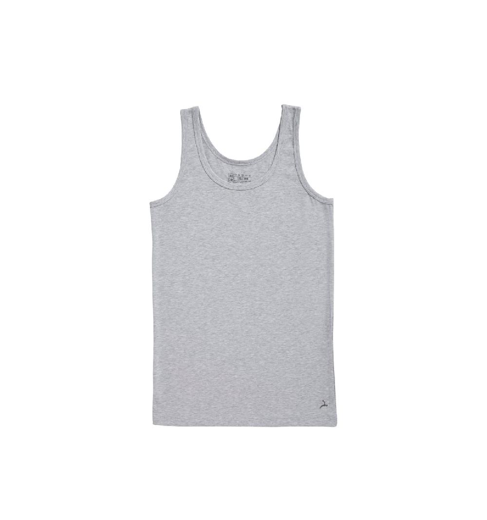 ten cate Ten Cate Jongens Hemd Cotton Stretch Light Grey Melee