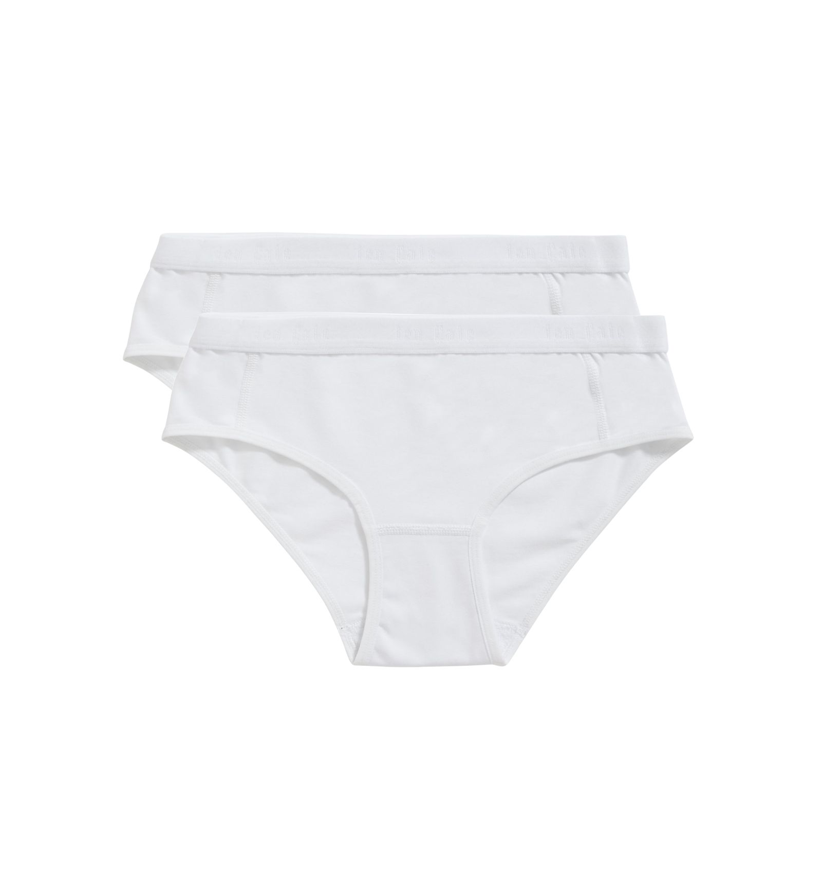 ten cate Ten Cate Meisjes Hipster Slip 2Pack Cotton Stretch White