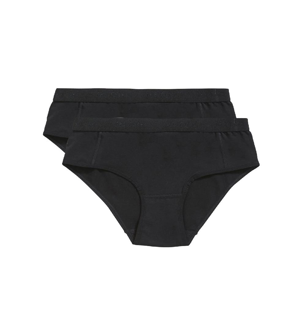 ten cate Ten Cate Meisjes Hipster Slip 2Pack Cotton Stretch Black