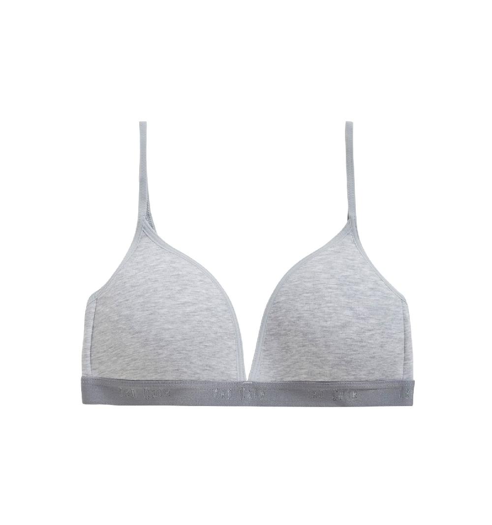 ten cate Ten Cate Meisjes Padded Bra Cotton Stretch Light Grey Melee