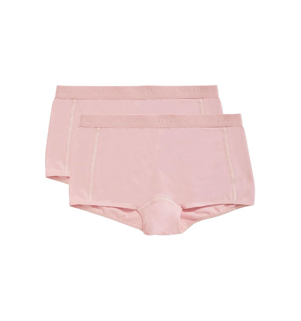 ten cate Ten Cate Meisjes Shorts 2Pack Cotton Stretch Ash Pink