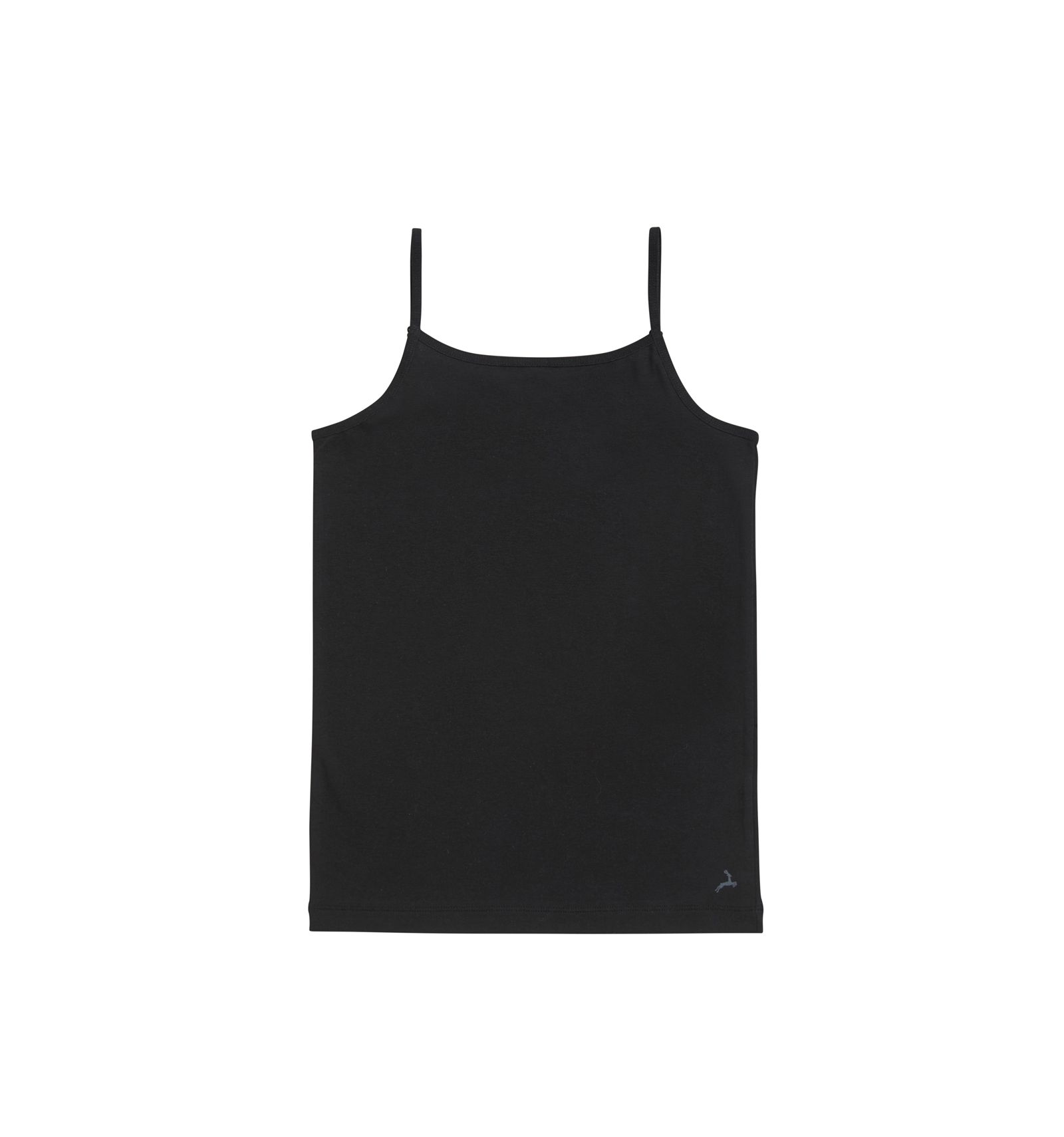 ten cate Ten Cate Meisjes Spaghetti Hemd Cotton Stretch Black