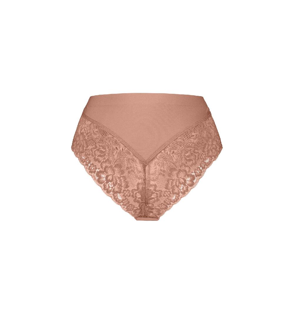 ten cate Ten Cate Secrets Lace Brazilian High Waist Pink Nut
