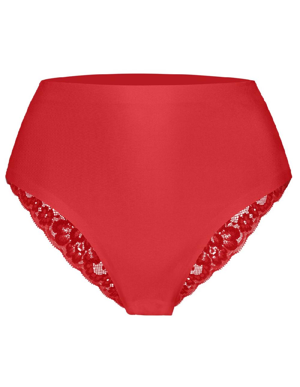 Ten Cate Ten Cate Secrets Lace Brazilian High Waist Rood