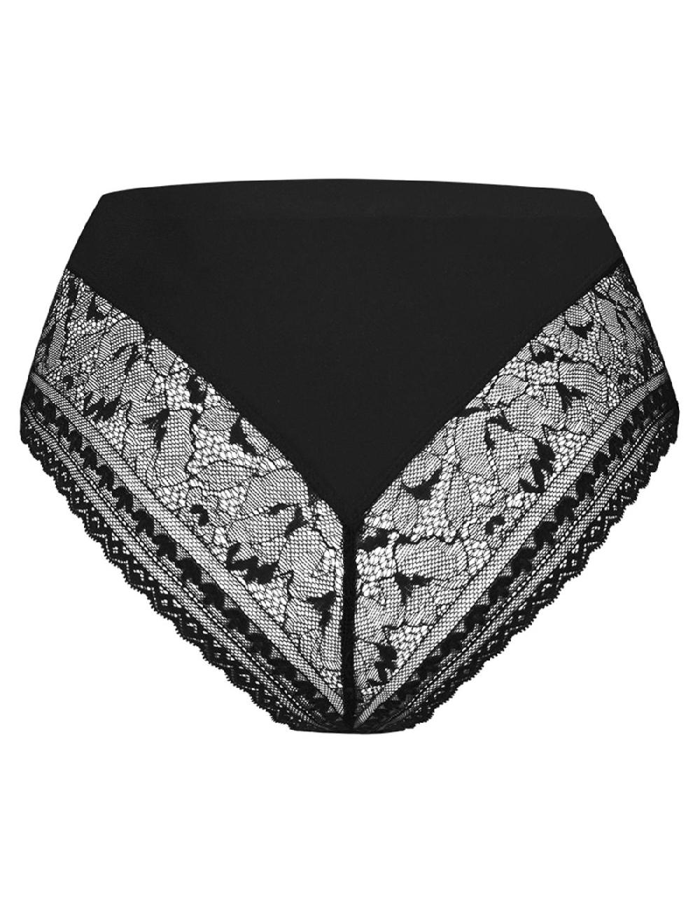 ten cate Ten Cate Secrets Lace Brazilian High Waist Zwart
