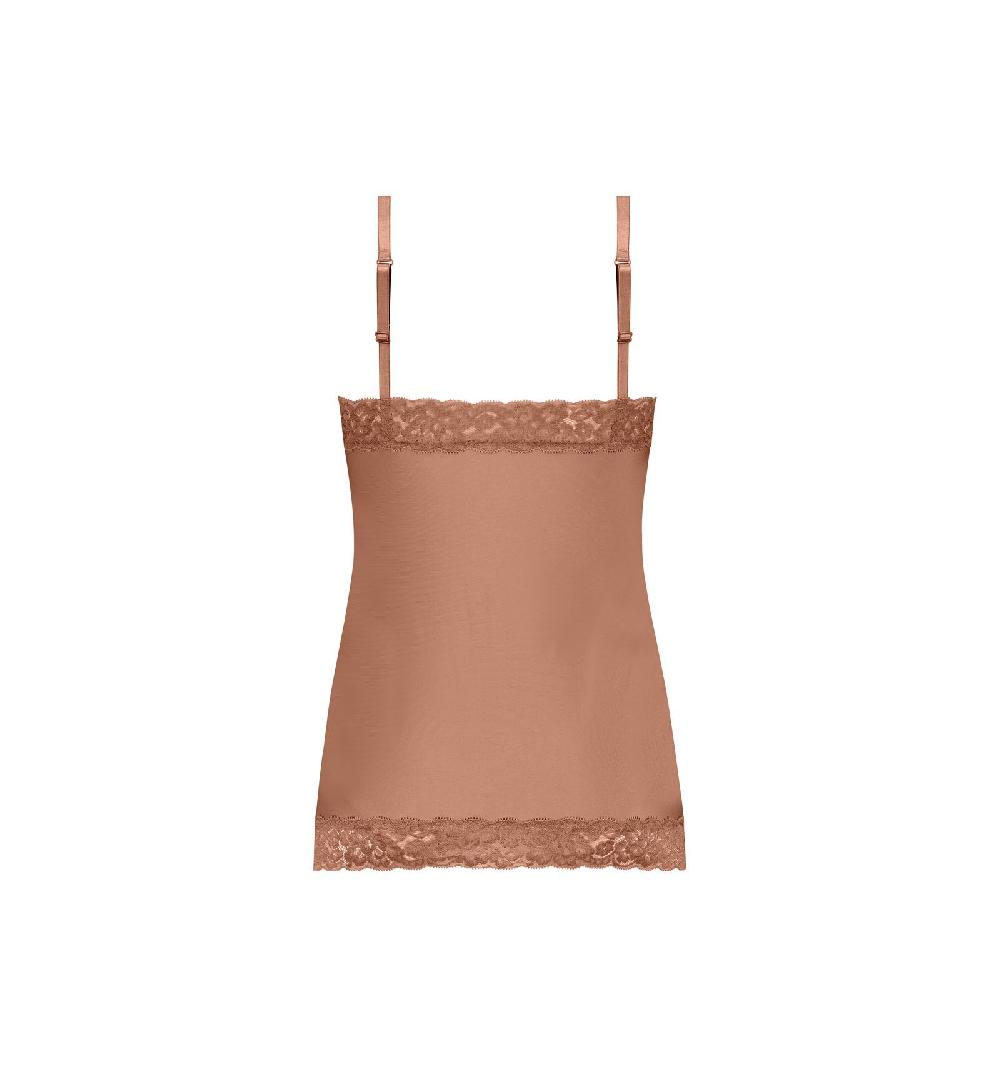 Ten Cate Ten Cate Secrets Spaghetti Top Lace Hazelnut