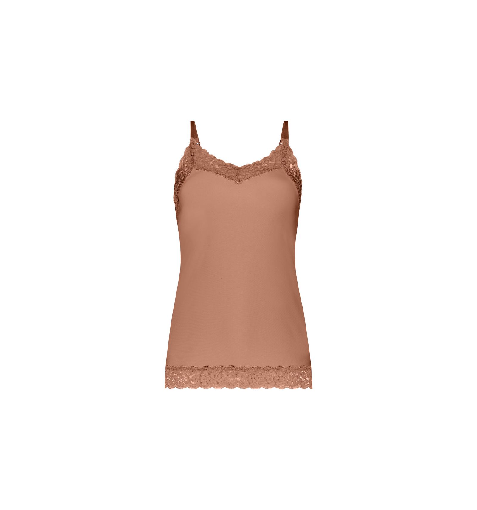 ten cate Ten Cate Secrets Spaghetti Top Lace Hazelnut