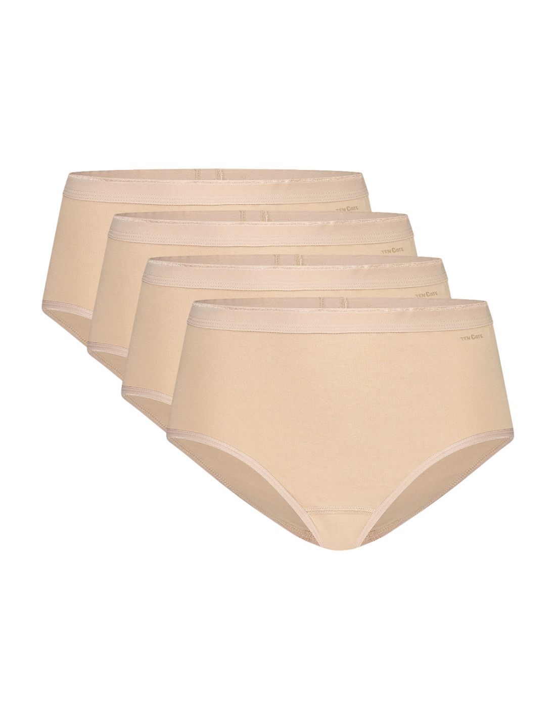 ten cate Ten Cate Dames Basics Midi 4Pack Beige