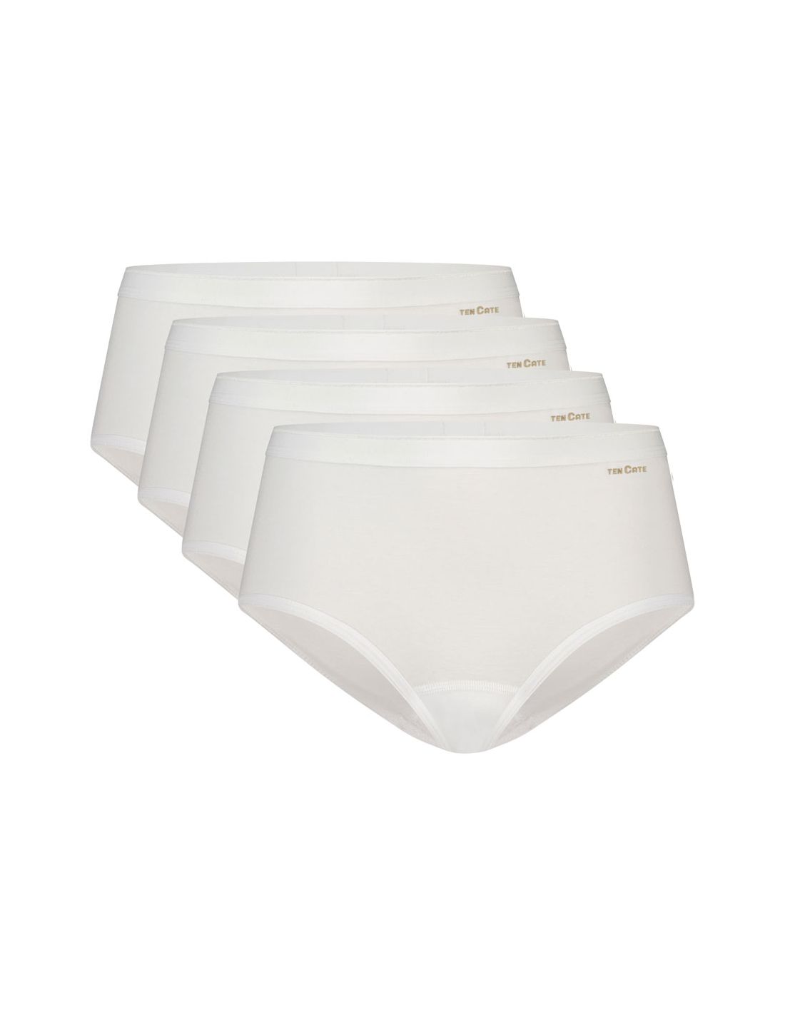 ten cate Ten Cate Dames Basics Midi 4Pack Wit