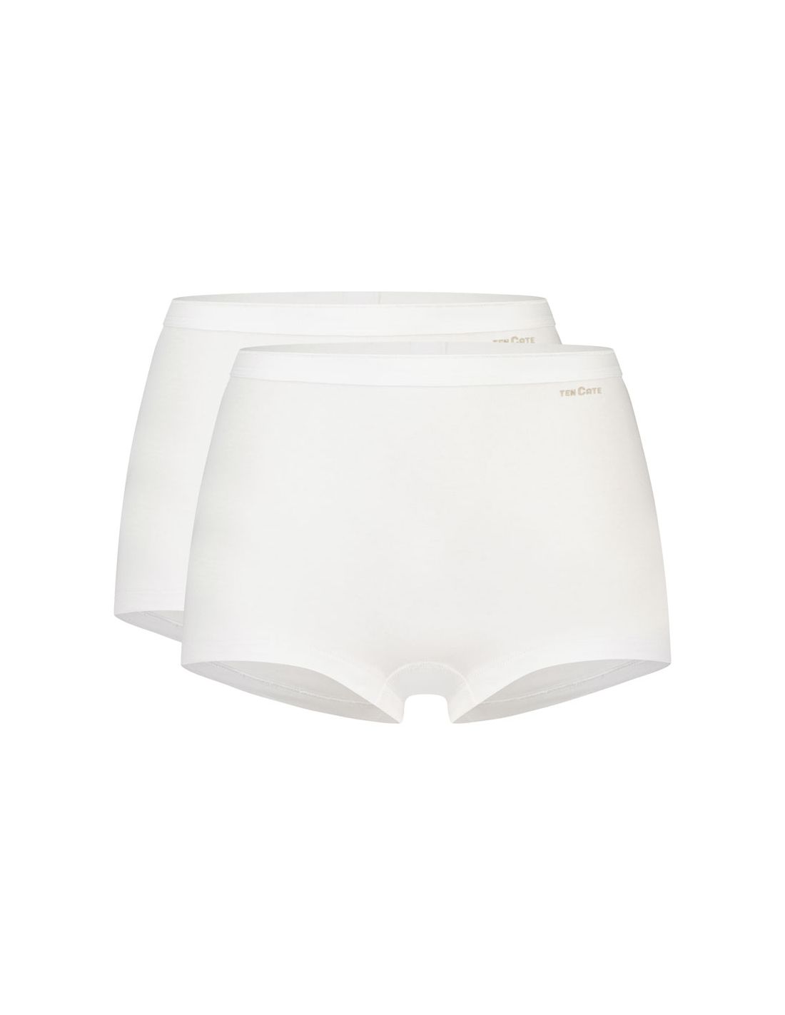 ten cate Ten Cate Dames Basics Shorts 2Pack Wit