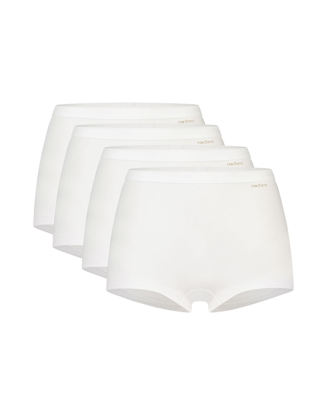 ten cate Ten Cate Dames Basics Shorts 4Pack Wit