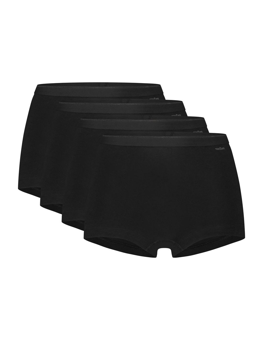ten cate Ten Cate Dames Basics Shorts 4Pack Zwart