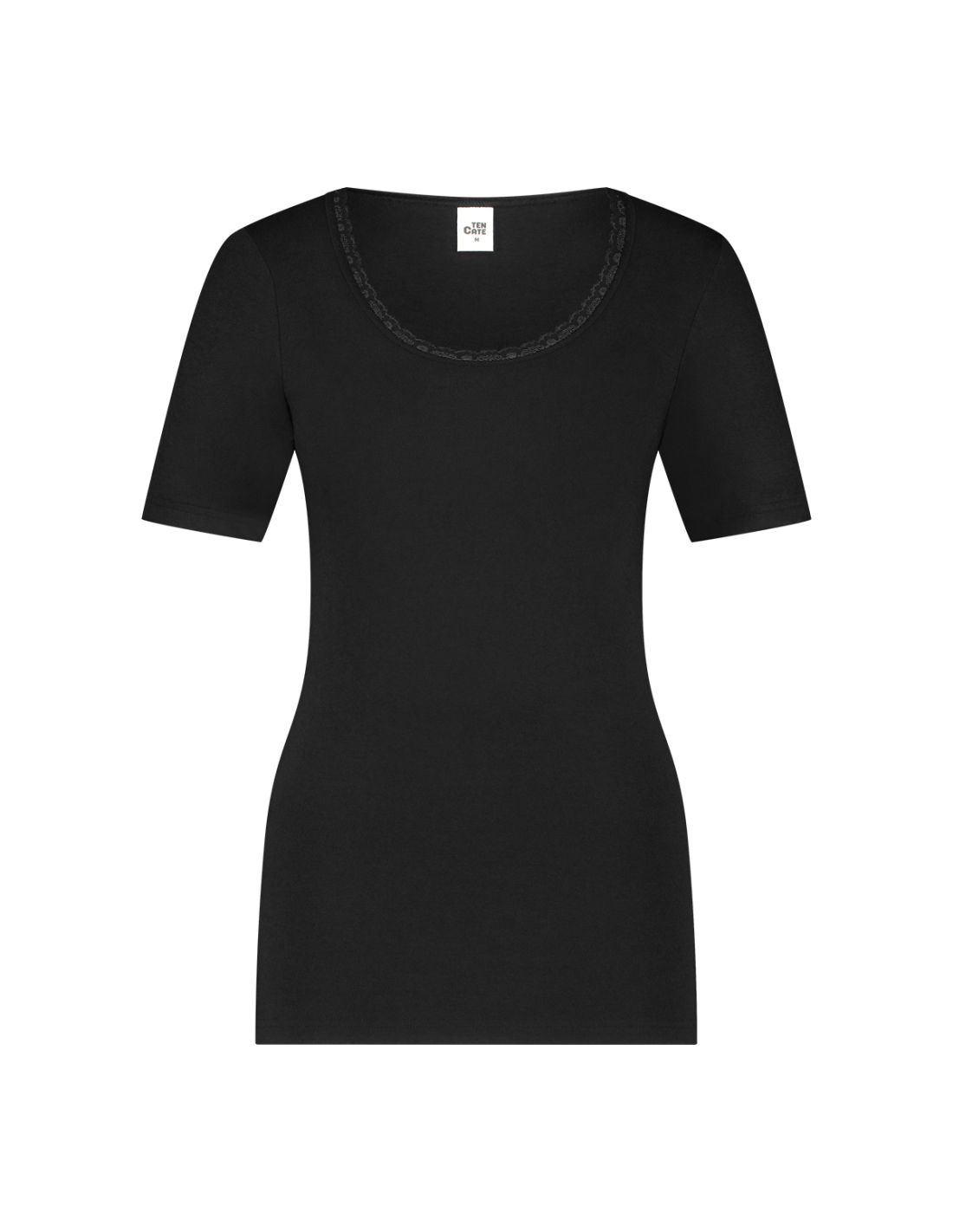 ten cate Ten Cate Dames Thermo Lace T-Shirt Zwart