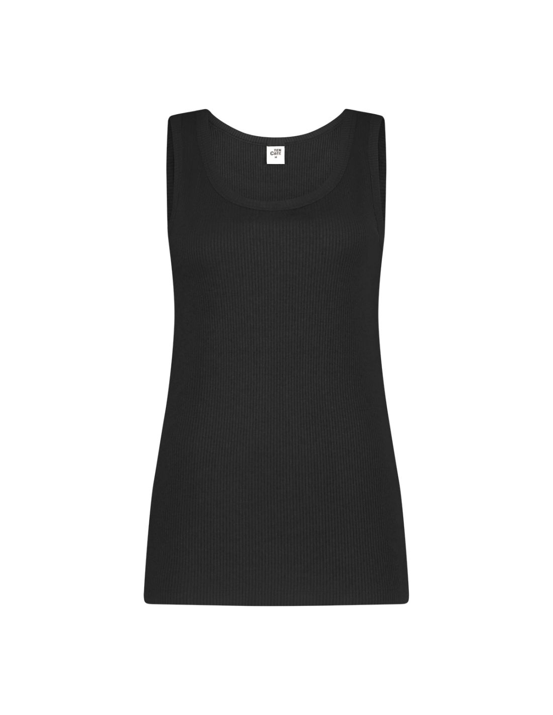 ten cate Ten Cate Dames Thermo Rib Singlet Zwart
