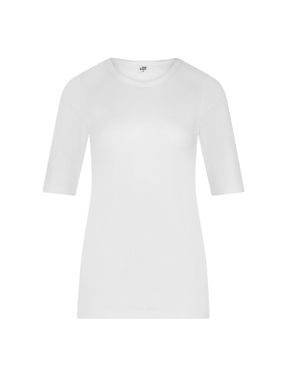 ten cate Ten Cate Dames Thermo Rib T-Shirt Wit