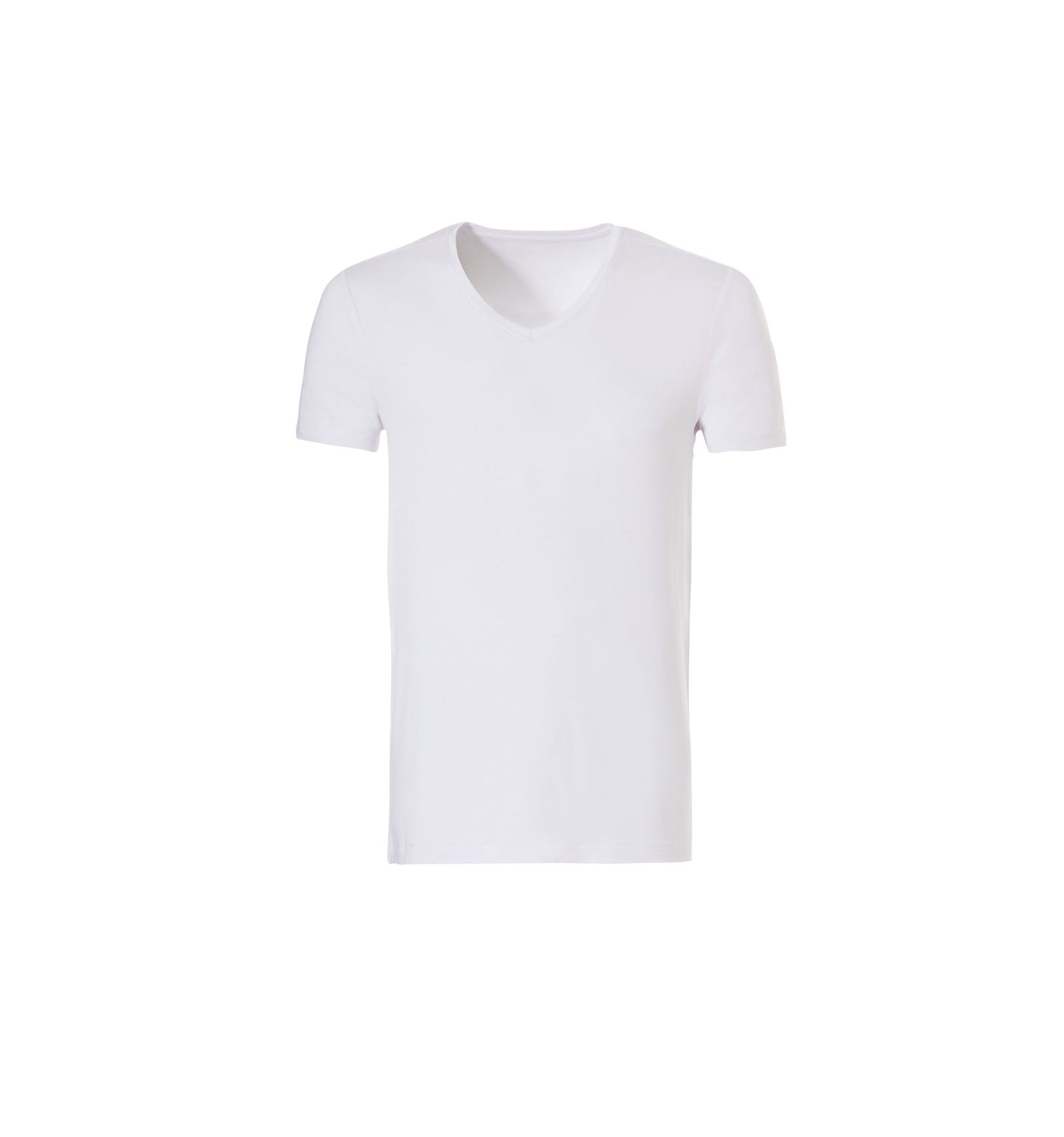 ten cate Ten Cate Heren Bamboo V-hals T-shirt Wit