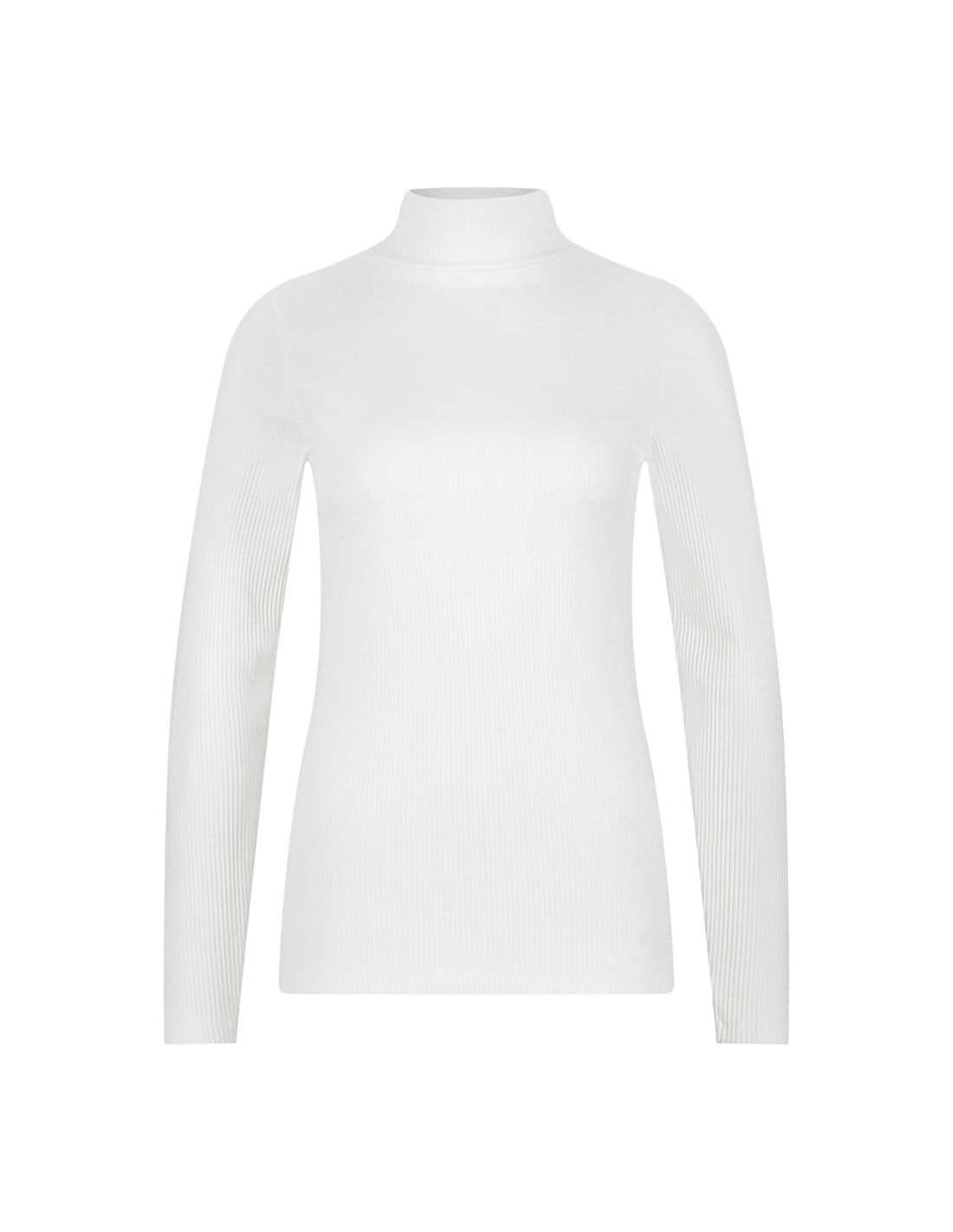 ten cate Ten Cate Thermo Dames Rib Shirt Longsleeve High Neck Wit